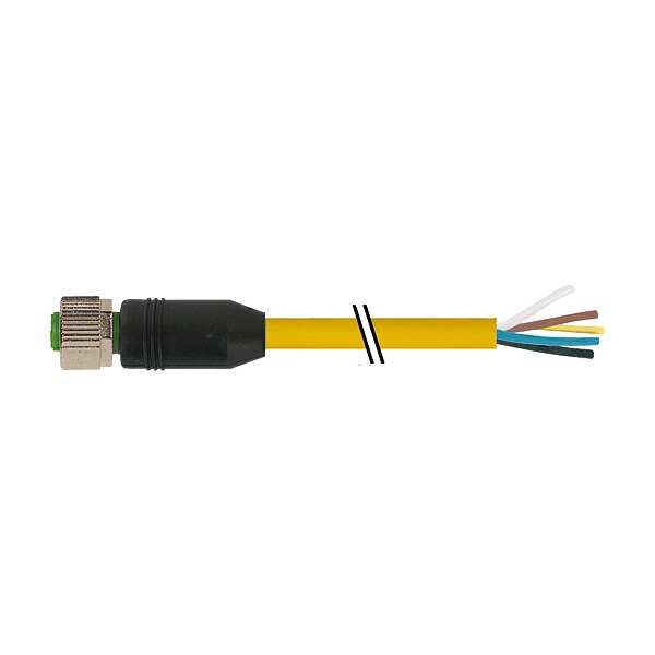 Murrelektronik M12 male 0 Degree / M12 male 0 Degree shielded Ethernet, TPE 2x2x22AWG SF/UTP CAT5 7700-12241-1610300 - main